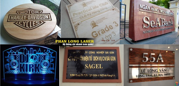 Làm biển quảng cáo chữ nổi kim loại tại Bình Thủy, Ninh Kiều Cần Thơ